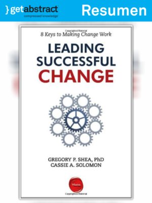 cover image of Cómo dirigir el cambio con éxito (resumen)